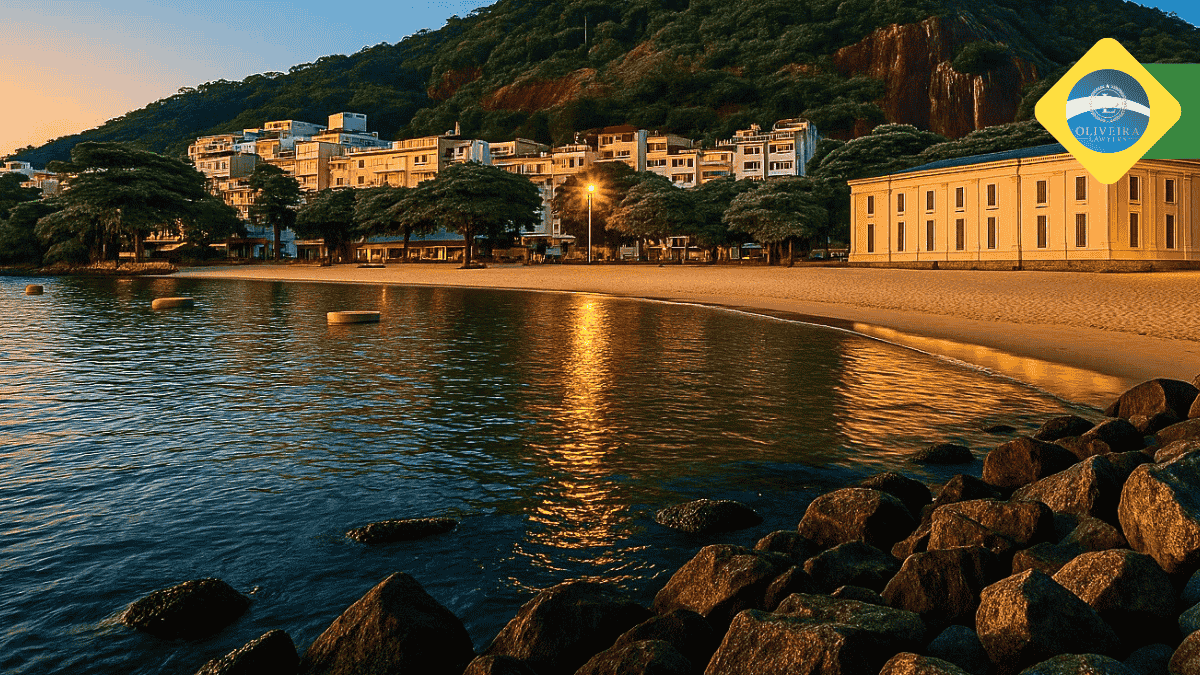 Scenic waterfront promenade in Urca, Urca _Rio de Janeiro