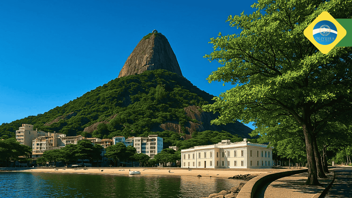 Urca's peaceful waterfront promenade, Urca _Rio de Janeiro