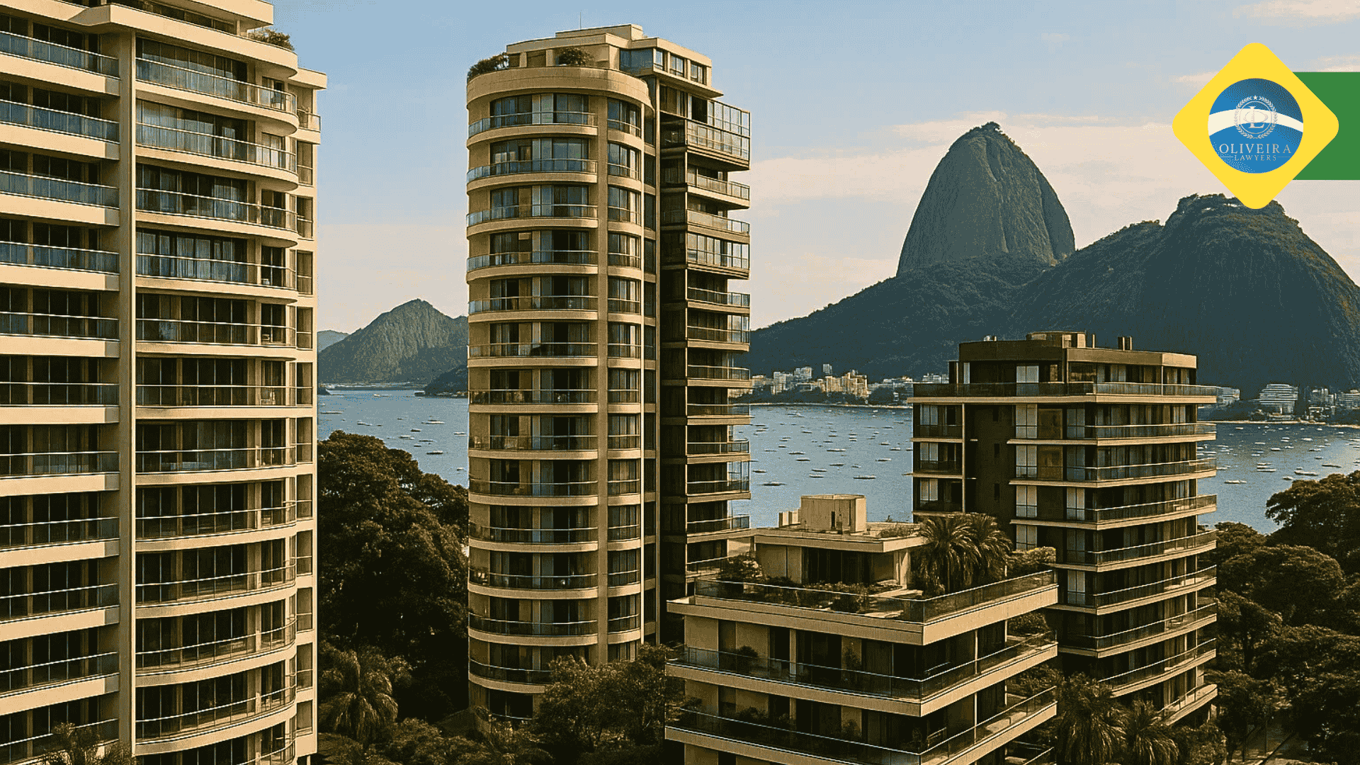 Luxury real estate buildings in Botafogo, Botafogo_Rio de Janeiro