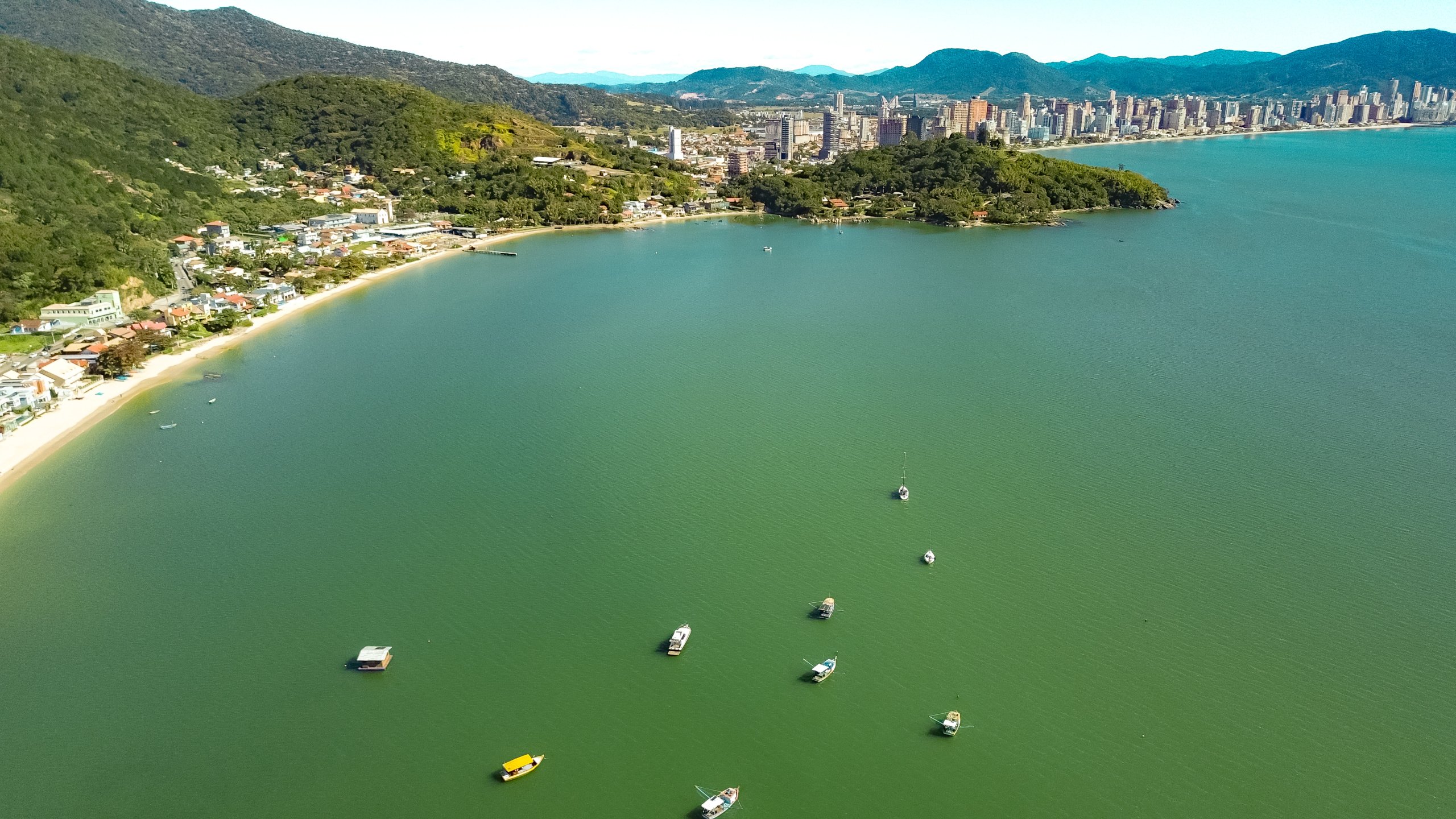 Aerial view of Porto Belo, Santa Catarina | Photo by: Merlin Donald