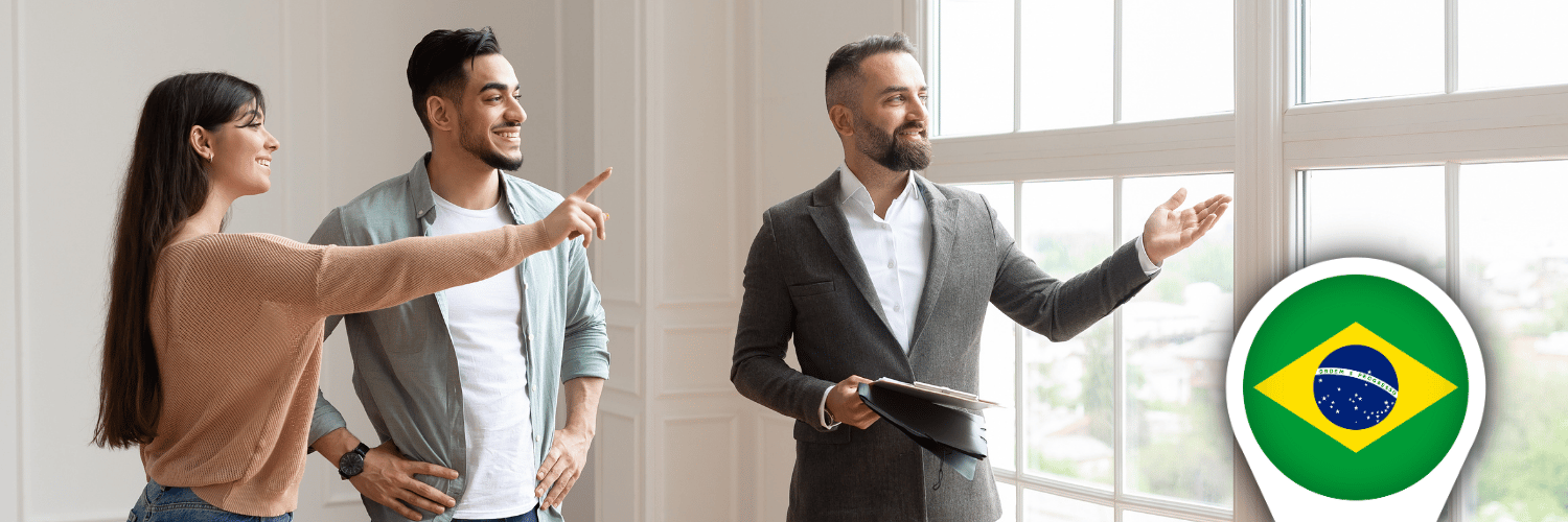 Real estate lawyers guiding foreign buyers through off-plan property purchases in Brazil.