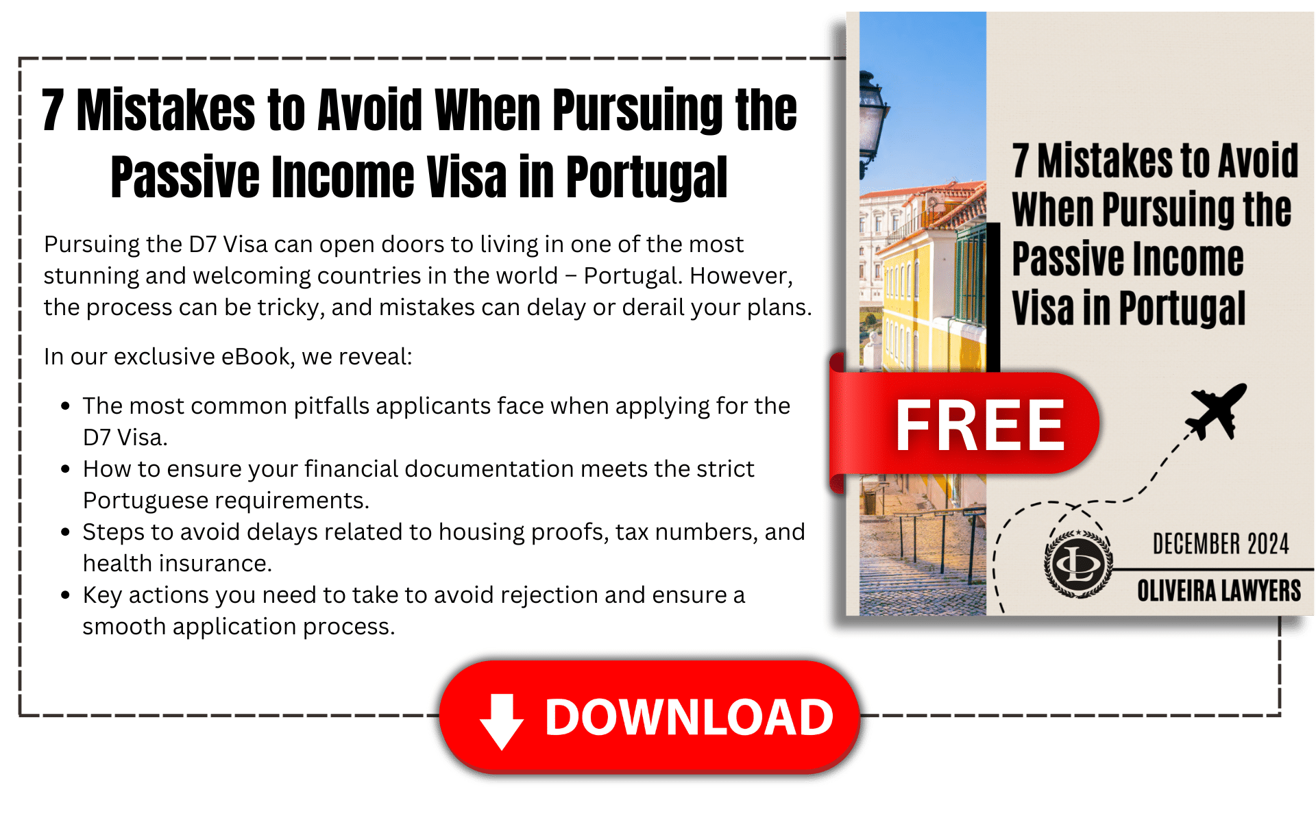 7 Mistakes to Avoid When Pursuing the Passive Income Visa in Portugal
