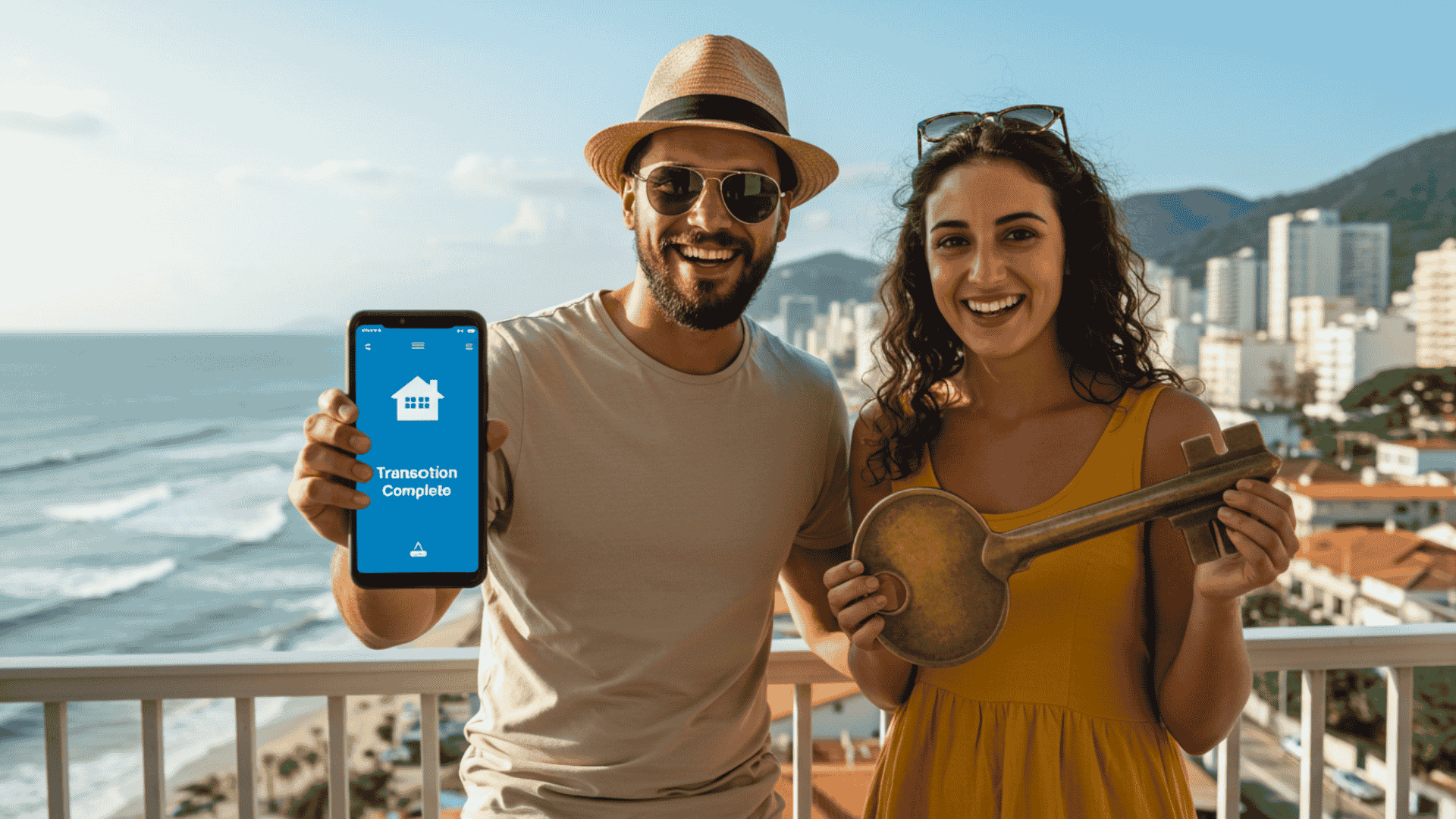 Client portraits featuring five-star ratings—Bitcoin real estate Brazil success stories