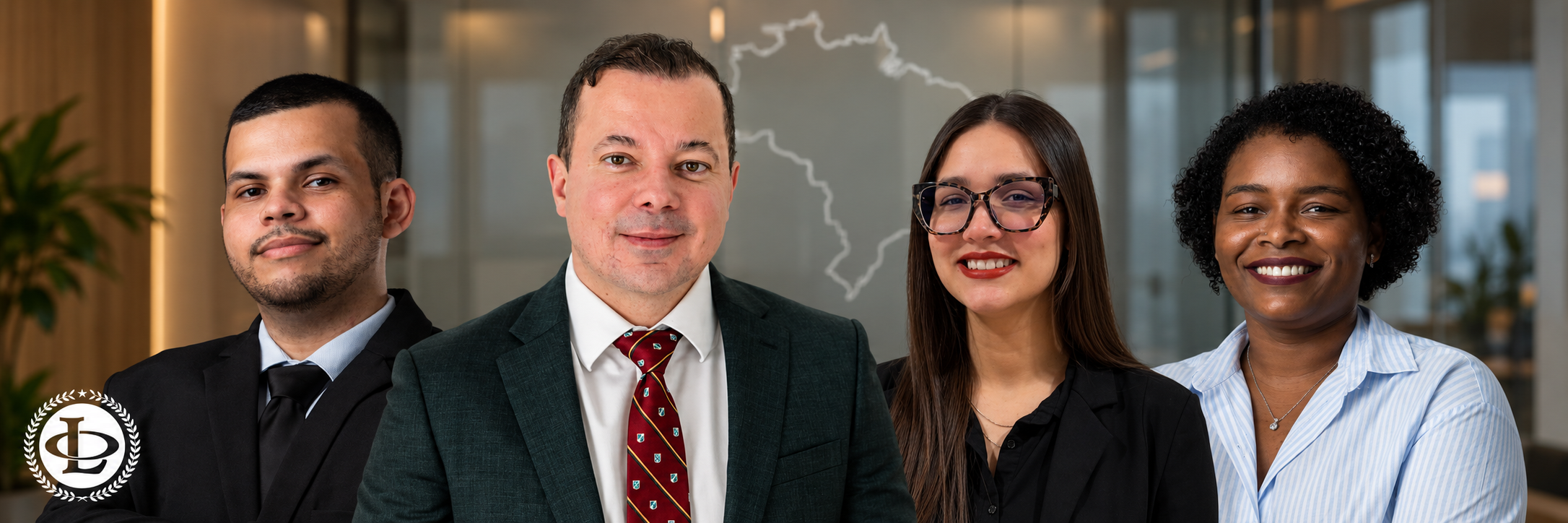 Oliveira Lawyers immigration team: Patrick, Luciano, Kerolayne and Vitoria