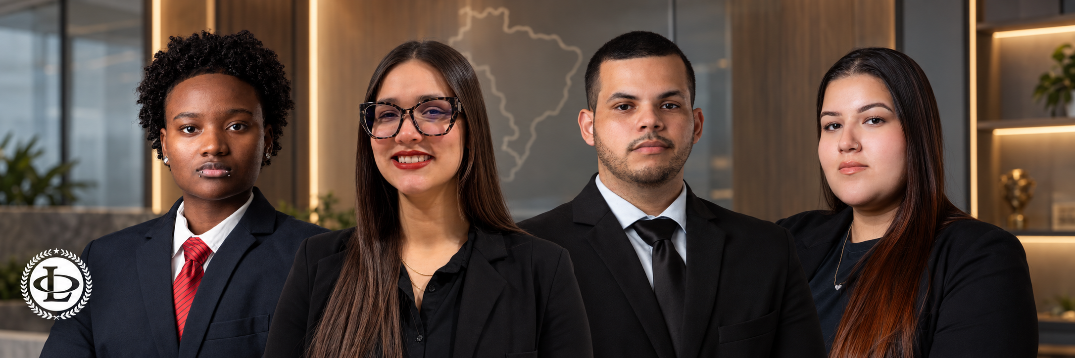 Oliveira Lawyers immigration team: Atlas, Kerolayne, Patrick and Sara