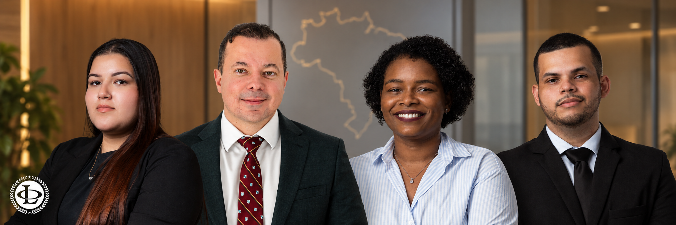 Oliveira Lawyers immigration team — Sara, Luciano, Vitoria and Patrick
