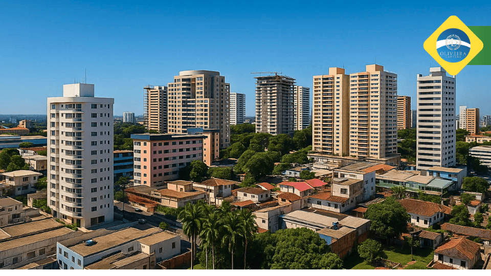 High-end condominium towers in the Adrianópolis neighborhood, Manaus_Amazonas