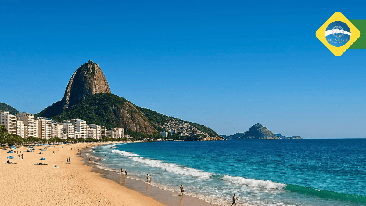 Leme Beach with Sugarloaf in the Background, Leme _Rio de Janeiro
