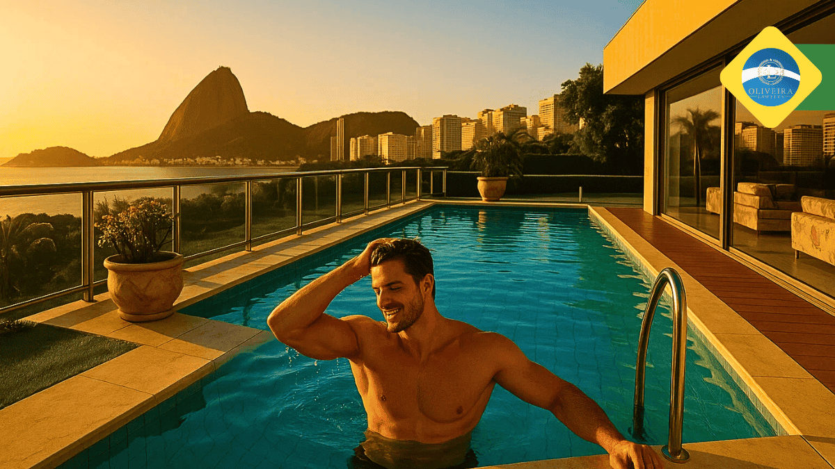 Luxurious Poolside in Flamengo, Flamengo_Rio de Janeiro