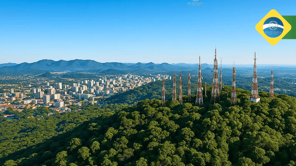 Morro da Boa Vista Viewpoint , Panoramic Cityscape of Joinville, Joinville_Santa Catarina