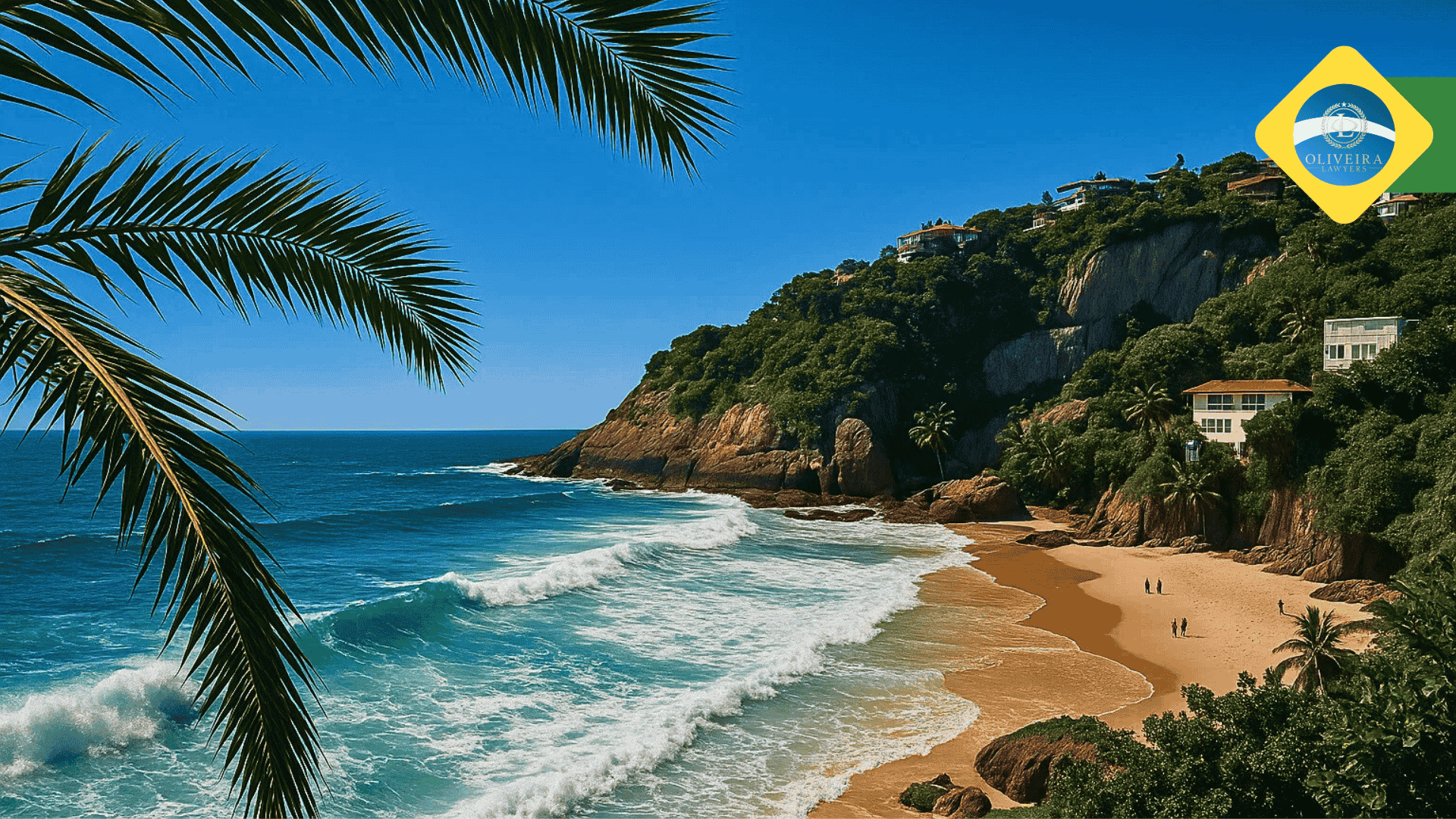 The beach at Joa with views of the Atlantic Ocean, Joa _Rio de Janeiro
