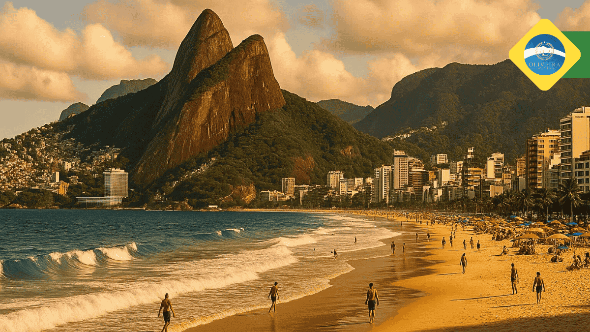 Two Brothers Overlook from Leblon Beach, Leblon _Rio de Janeiro