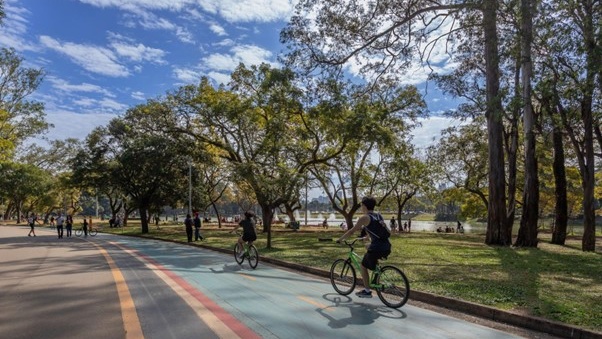 Bright sunny day at Ibirapuera Park | Photo by: Marcelo Sonohara
