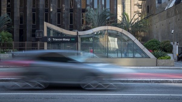 Metro station at Paulista Avenue in Sao Paulo | Photo by: Marcelo Sonohara
