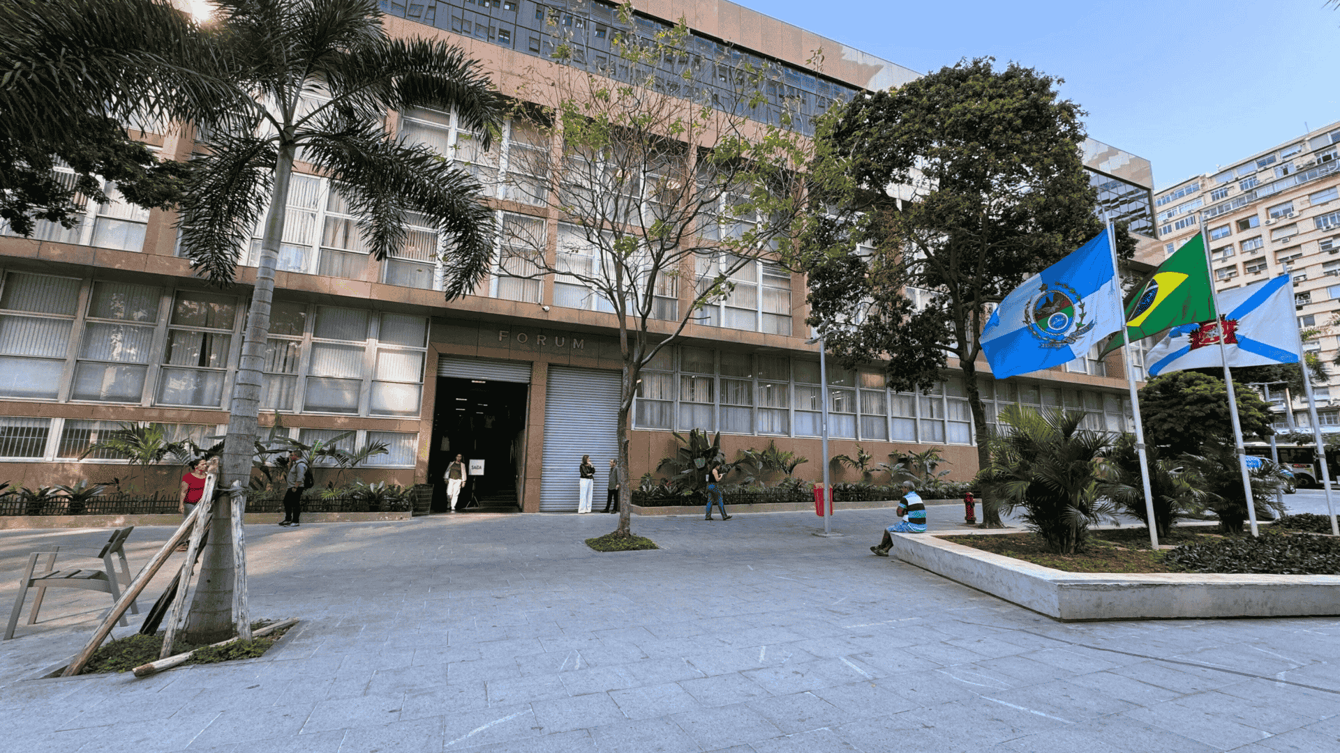 The forum building in Rio de Janeiro where probate cases are heard and inheritance matters are resolved.