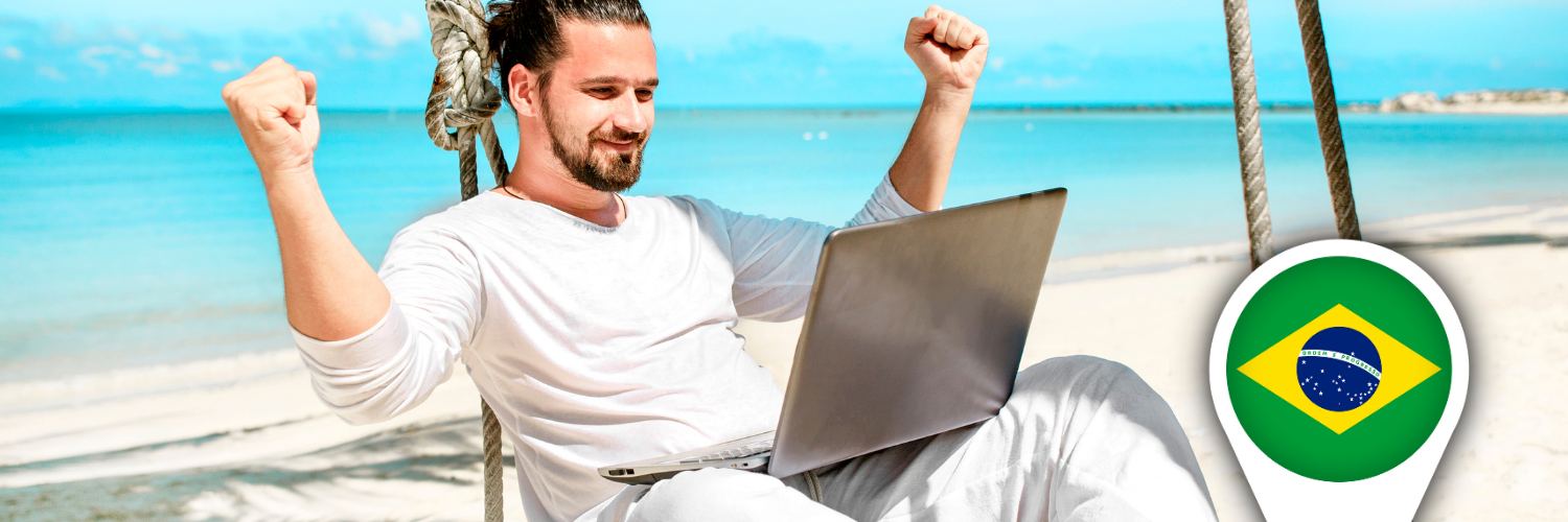 A foreign buyer happily knowing the Benefits of Owning Real Estate in Brazil