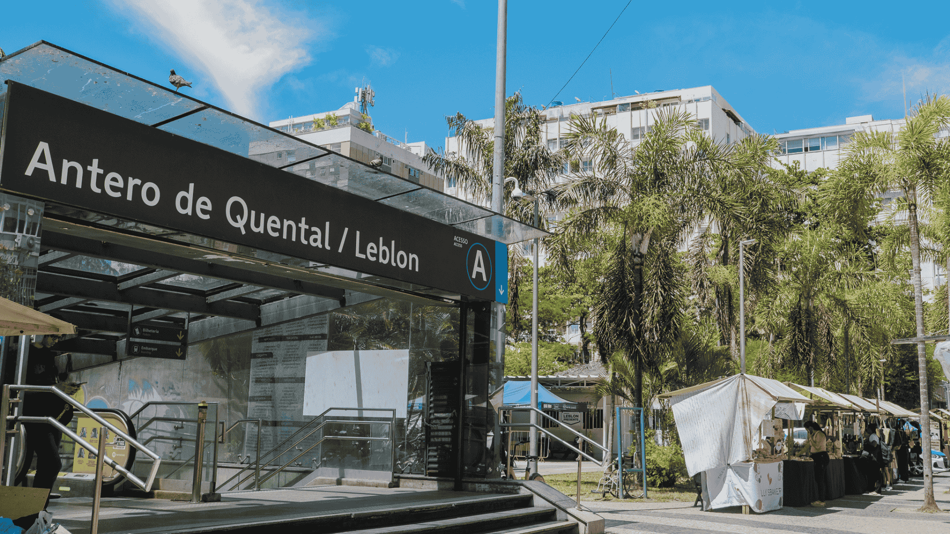 Public transit and everyday urban life in Leblon, Rio de Janeiro